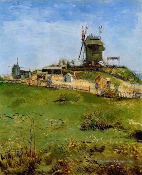 Le Moulin de la Gallette Vincent van Gogh Peinture à l'huile